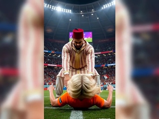 Rival Fans Public Pitch Sex Party
