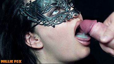 Amateur MILF Swallows A Rich Load of CUM(HUGE) – Millie Fox